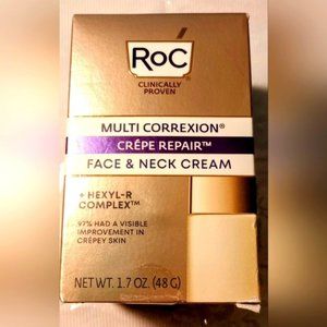 RoC Multi Correxion Crepe Repair Face and Neck Cream NIB